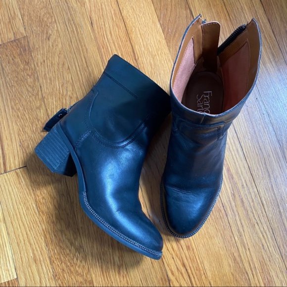 Franco Sarto Liliana Black Boots Size 7 - Picture 7 of 7